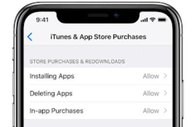 Desactive las restricciones para arreglar la aplicación no se eliminará en el iPhone