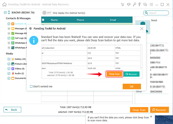 FoneDog Android Data Recovery La mejor alternativa para Google Play Music Manager