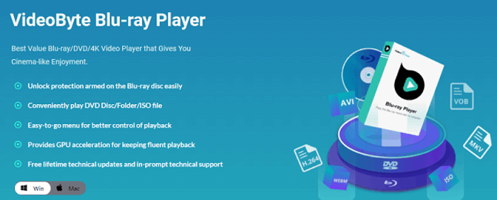 Reproductor de Blu-Ray VideoByte