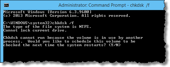 Compruebe CHKDSK para reparar el volumen no contiene un sistema de archivos reconocido