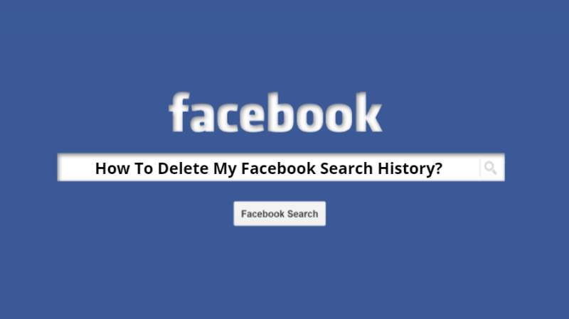 Borrar el historial de búsqueda de Facebook usando el campo de búsqueda