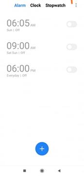 Prueba de nuevo la alarma de Android