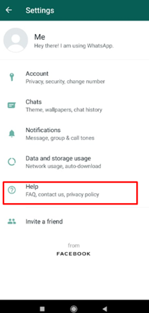 Póngase en contacto con el soporte de WhatsApp para resolver el estado no disponible de WhatsApp