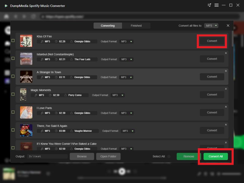 La mejor herramienta de conversión de música de Spotify: DumpMedia Spotify Music Converter - Convertir