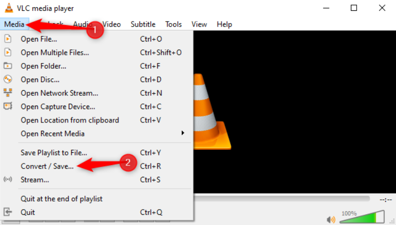 Grabe MP4 a través de VLC Media Player