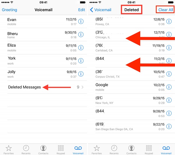 Método para eliminar mensajes de voz en iPhone para usuarios de Verizon