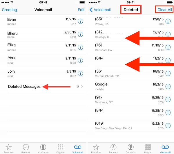 Método para eliminar mensajes de voz en iPhone para usuarios de Verizon