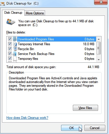 Eliminar archivos temporales en Windows 10 mediante el Liberador de espacio en disco