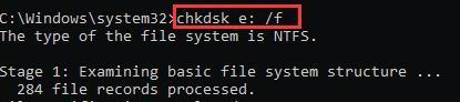 Hacer una recuperación de disco duro externo Seagate por Chkdsk