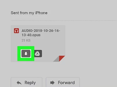 ¿Cómo guardar audio de WhatsApp en iPhone usando el correo electrónico?