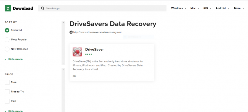 Reseñas de recuperación de datos de DriveSavers