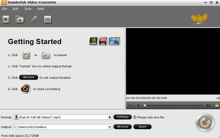 Convierta MKV a iTunes usando DumboFab Video Converter