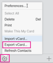 Use iCloud para exportar contactos de iPhone a CSV
