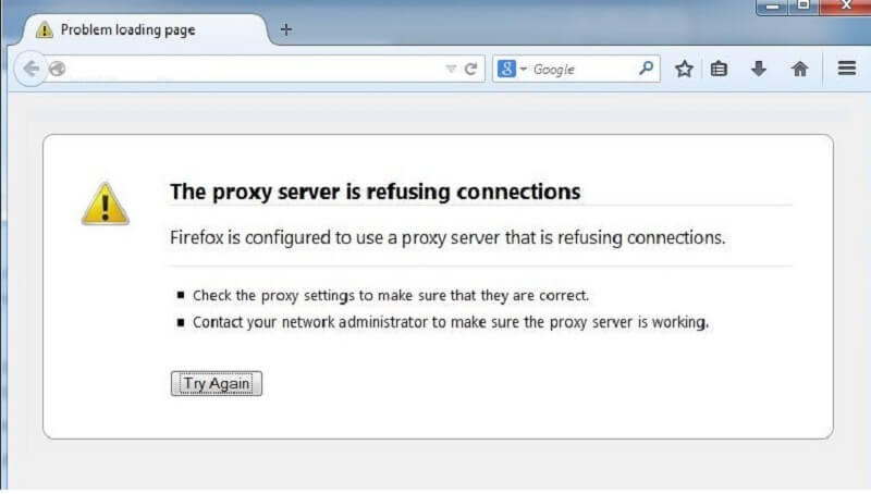 Firefox no carga páginas