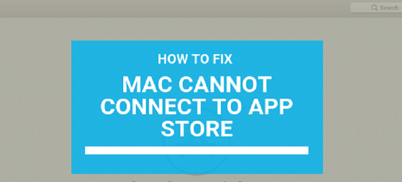 Arreglar Mac no puede conectarse a App Store