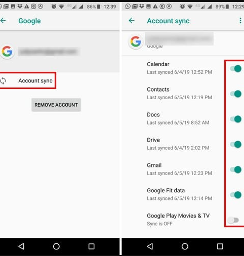 Cómo transferir notas de Android a iPhone usando Google Sync