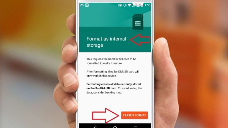 Borrar tarjeta SD (Android)