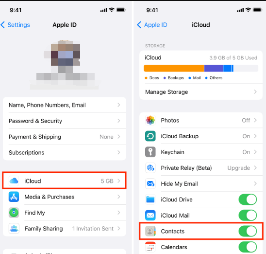 Cómo transferir contactos de un iPhone a otro a través de iCloud