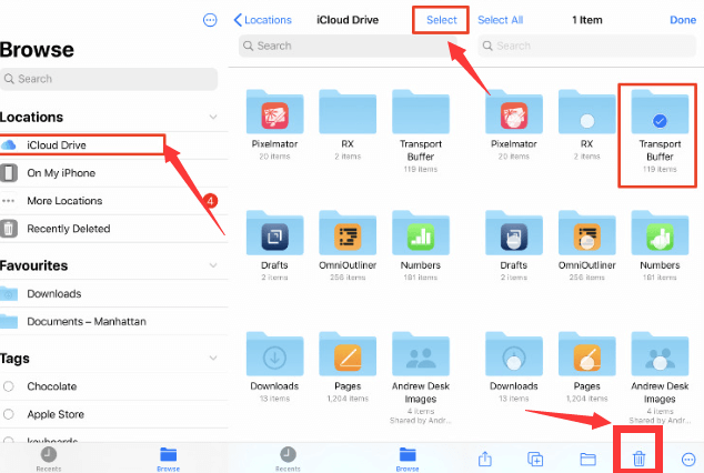 Use iCloud.com para eliminar datos de forma permanente