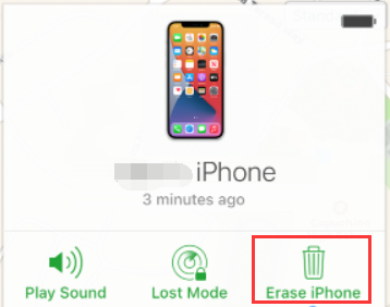 Borrar iPhone sin iTunes usando la función Buscar mi iPhone