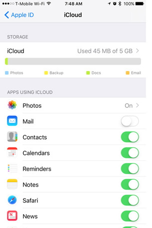 Transferir imágenes desde iPhone a iPad usando iCloud