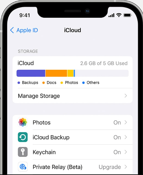 Libere espacio de almacenamiento de iCloud para solucionar los problemas de desaparición de My Photo Stream