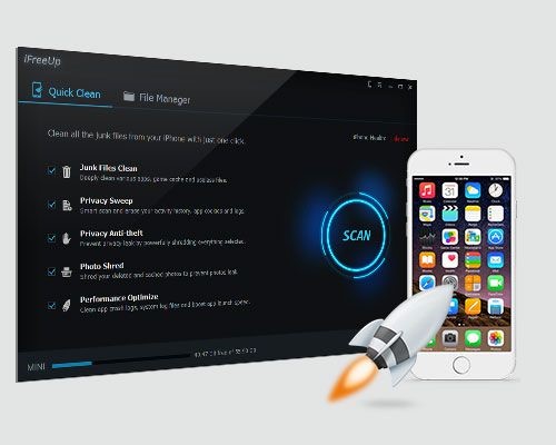 El mejor software de borrado de datos de iPhone iFreeUp