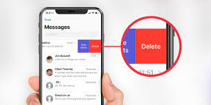 Eliminar mensajes de texto y archivos adjuntos grandes en el iPhone