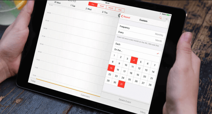 Cómo eliminar eventos de calendario en iPad de forma permanente