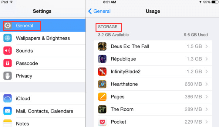 Eliminar una aplicación de iPad de forma permanente usando su método de configuración