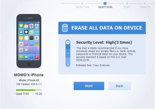 Mejor software de borrado de datos de iPhone Limpiador de datos de iPhone