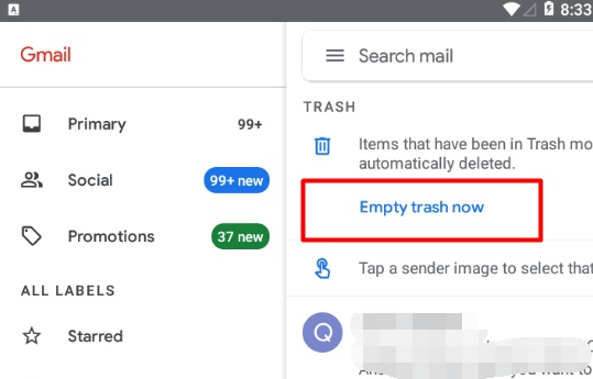 Cómo eliminar fácilmente miles de mensajes de Gmail en iPhone
