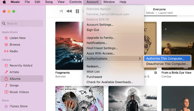 Transferir la biblioteca de iTunes a la nueva Mac