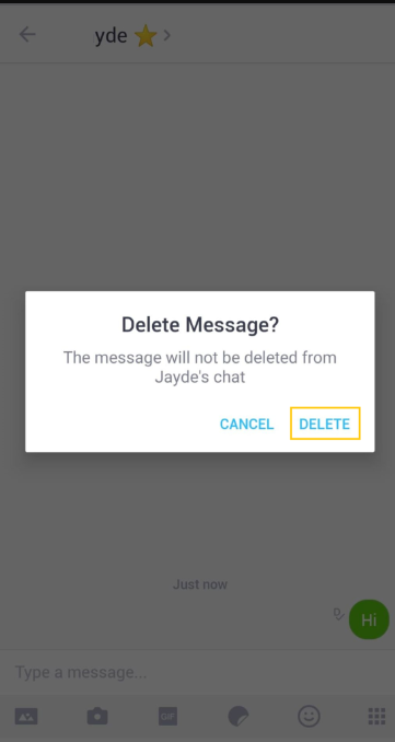 Eliminar mensajes Kik en ambos extremos