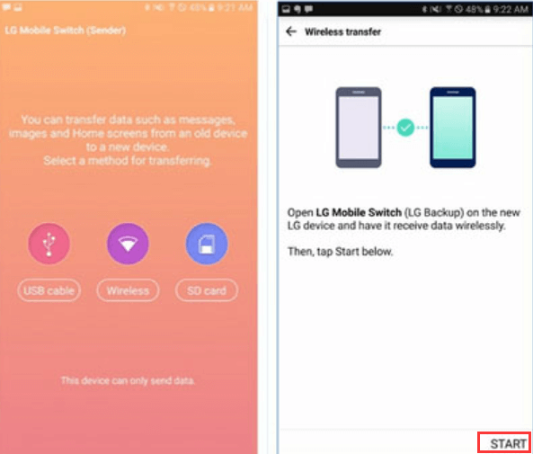 La mejor manera de transferir datos de iPhone a LG usando LG Mobile Switch