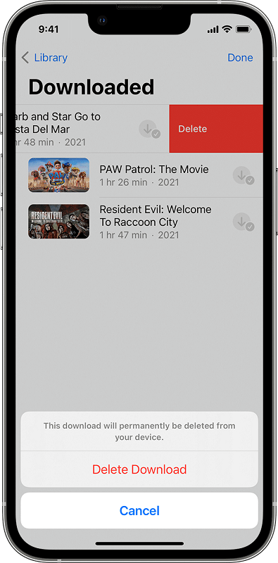 Eliminar programas de TV de mi iPad