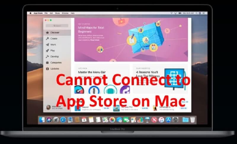 Mac no puede conectarse al problema de App Store