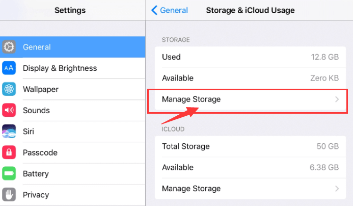 Cómo eliminar tus videos usando la aplicación de configuración