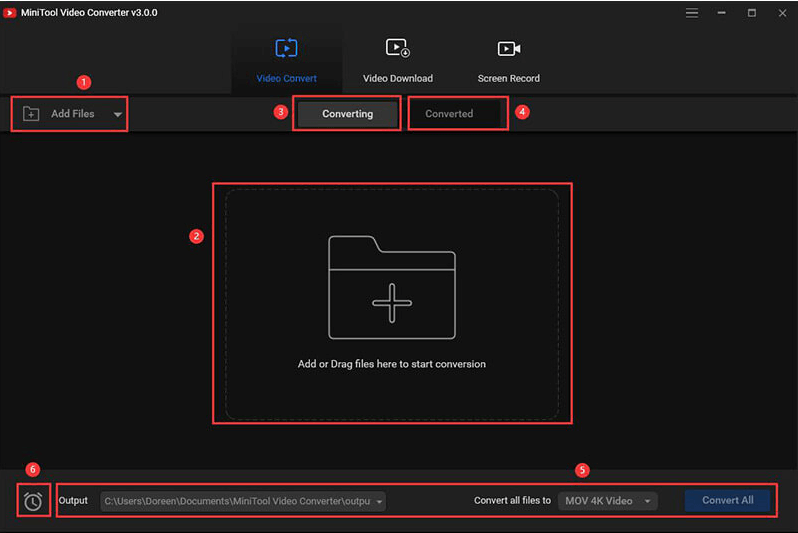 Convierte F4V a MP4 usando MiniTool Video Converter