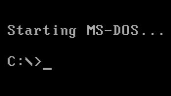 El MS-DOS para la recuperación de partición activa