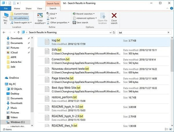 Recuperar archivos de Bloc de notas no guardados de la carpeta AppData