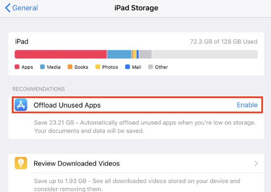 Eliminar o descargar aplicaciones en iPad