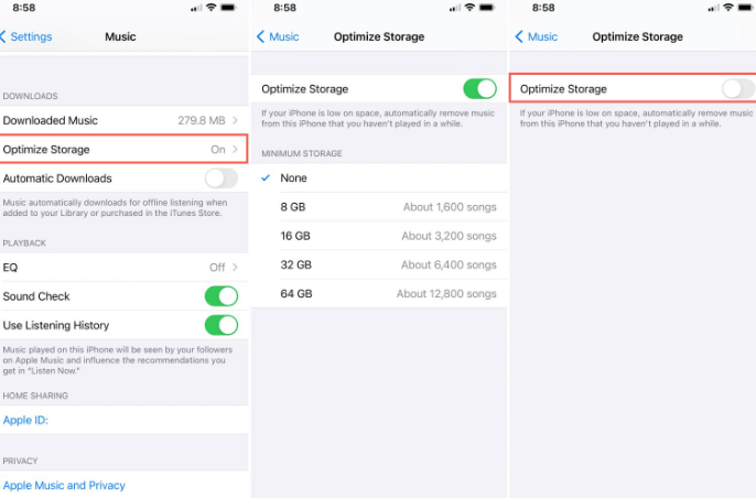 Asegúrate de que tu iPhone tenga suficiente espacio