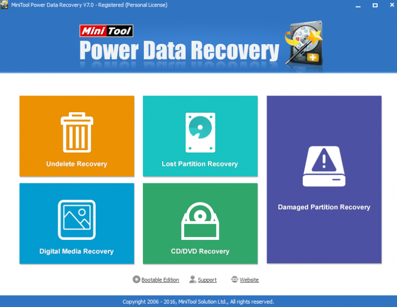MiniTool Power Data Recovery se puede utilizar para la recuperación de una tarjeta SD SanDisk