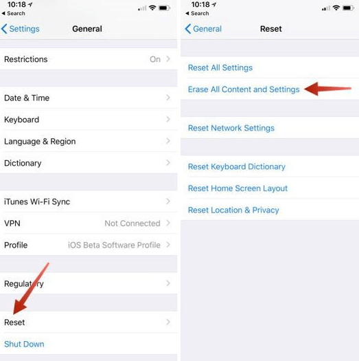 Elimine los datos del iPad de forma permanente al restablecer el iPhone/iPad