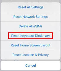 Eliminar permanentemente el historial del teclado del iPhone