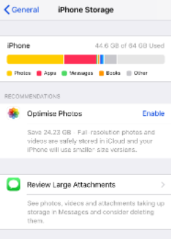 Elimine fotos y videos que haya enviado o recibido para liberar espacio en el iPhone