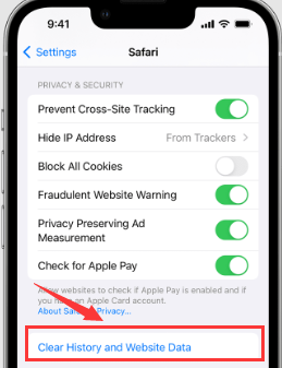 Eliminación de caché de su aplicación Safari para eliminar otro almacenamiento grande en iOS