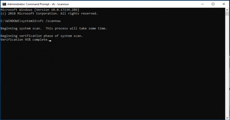 Servicio de recuperación de Windows a través de la herramienta SFC