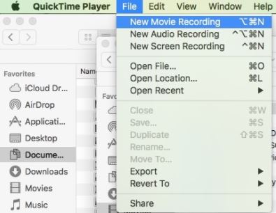 Guardar videos de Snapchat Usar QuickTime